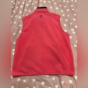 Ashworth vest fleece pink black large